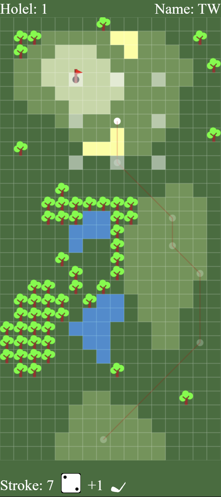 Grid Golf Screenshot