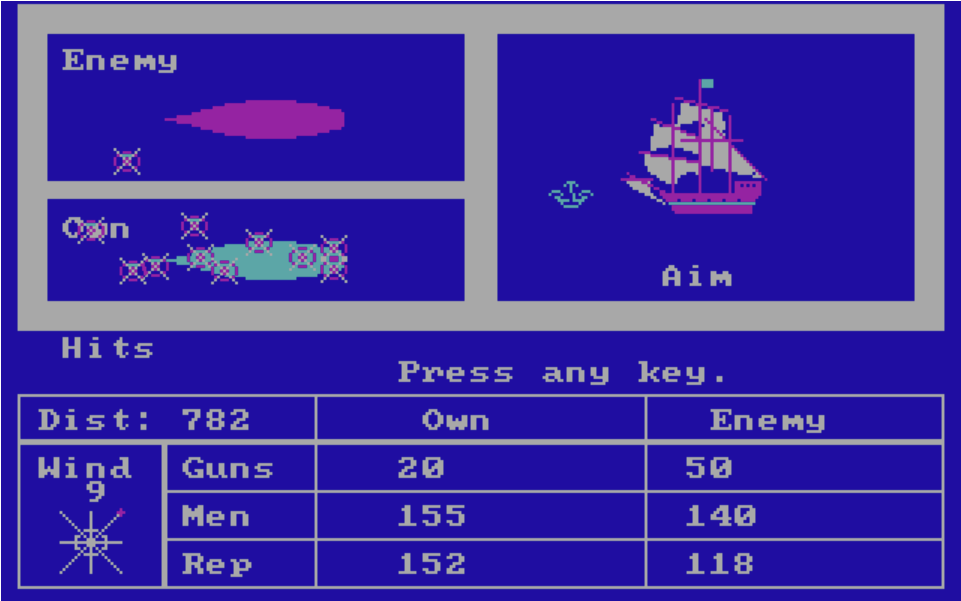 Privateer Gunfight Screen