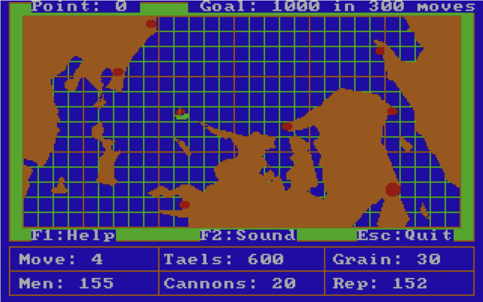 Privateer Game Screen