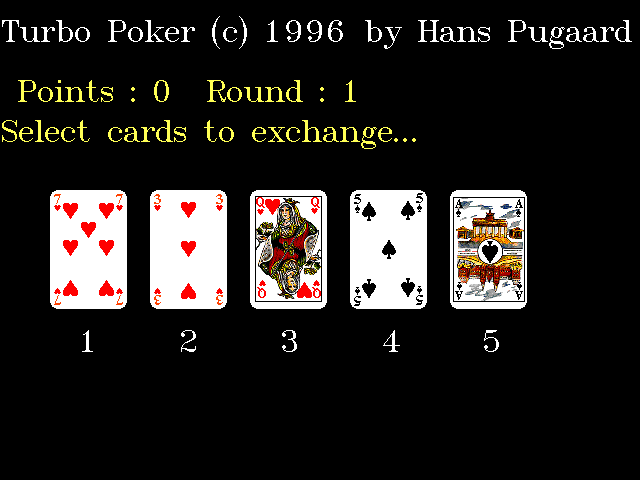 TPoker2 Game Screen Super VGA